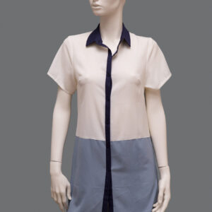 Abito Bicolore Donna S - 1 Pezzo