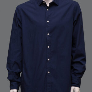 Camicia Uomo Blu L Cotone - 1 Pezzo