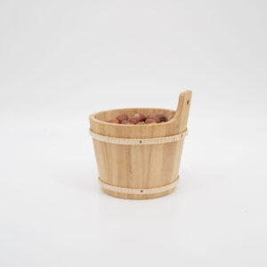 Cestino in Legno D17xP13cm - 1 Pezzo