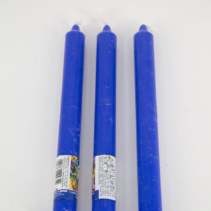 Candele Blu - 3 Pezzi