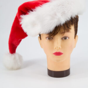Cappello Rosso Bianco Natale - 1 Pezzo