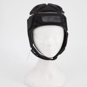 Casco Rugby Nero - 1 Pezzo