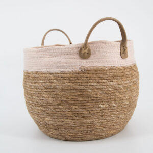 Cesta In Vimini Con Manici H28xD36cm - 1 Pezzo