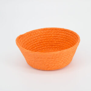 Cesta In Vimini Arancione D20,3cm - 1 Pezzo