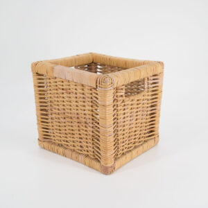 Cesta Contenitore In Vimini H32xD34cm - 4 Pezzi