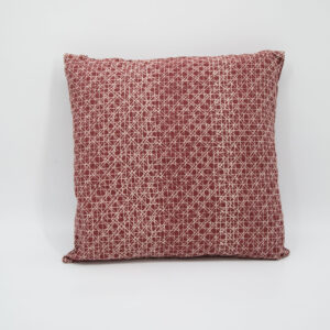 Federe Cuscino Trama Bordeaux - 2 Pezzi