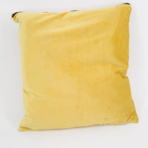 Federa Cuscino Velluto Giallo - 1 Pezzo