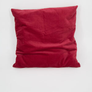 Federa Cuscino Velluto Rossa - 1 Pezzo
