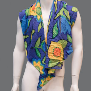 Foulard Blu Fantasia Floreale -1 Pezzo