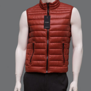 Giubbotto Smanicato Rosso Uomo S - 1 Pezzo