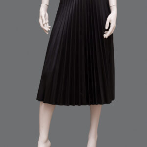 Gonna a Costine Nera Donna XS - 1 Pezzo
