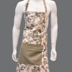 Grembiule Bianco e Beige - 1 Pezzo