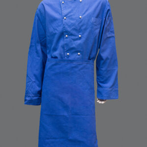 Giacca Cuoco e Grembiule Blu - 2 Pezzi