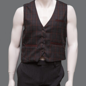 Gilet Quadrati Uomo L - 1 Pezzo