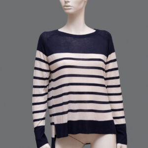 Maglione Bianco e Blu Donna S - 1 Pezzo