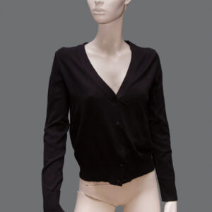 Cardigan Nero Donna S - 1 Pezzo