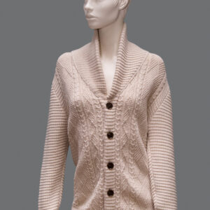 Cardigan Avorio Donna M - 1 Pezzo