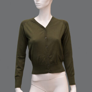 Cardigan Verde Donna S - 1 Pezzo
