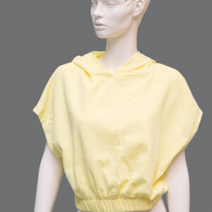 Felpa Gialla Donna M Cotone - 1 Pezzo