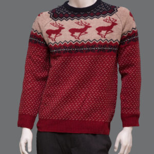 Maglione Fantasia Natalizia Uomo L Lana - 1 Pezzo