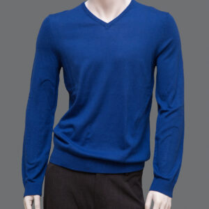 Maglione Blu Scollo V Uomo L - 1 Pezzo
