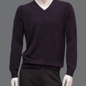 Maglione Nero Scollo V Uomo L - 1 Pezzo