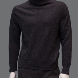 Maglione Nero Dolcevita Uomo XL Cashmere - 1 Pezzo
