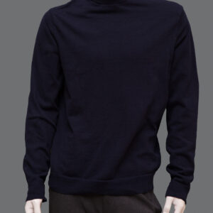 Maglione Blu Dolcevita Uomo XL Cotone - 1 Pezzo
