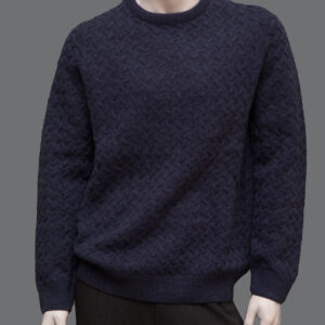 Maglione Blu a Costa Uomo M Cotone - 1 Pezzo