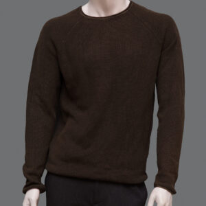 Maglione Marrone Uomo XXL Cotone - 1 Pezzo