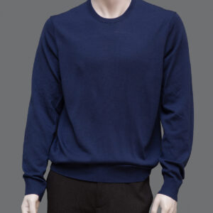 Maglione Blu Uomo M Cotone - 1 Pezzo