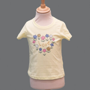 Maglietta Gialla Bimbo 4-5 Anni Cotone - 1 Pezzo