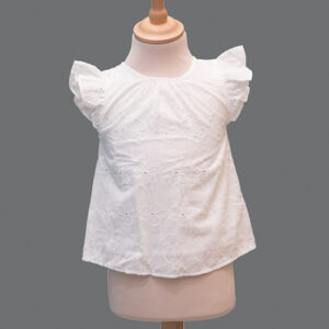 Maglietta Bianca Bimbo 5-6 Anni Cotone - 1 Pezzo