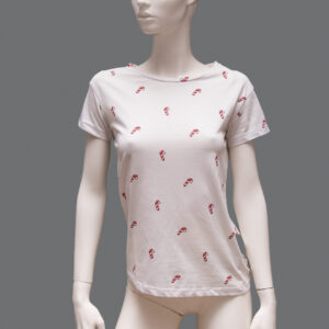 Maglietta Bianca Donna S Cotone - 1 Pezzo
