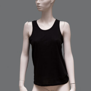Canotta Nera Donna M Cotone - 1 Pezzo