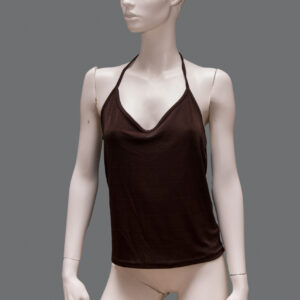 Canotta Marrone Donna S Cotone - 1 Pezzo