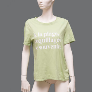 Maglietta Verde Donna M Cotone - 1 Pezzo