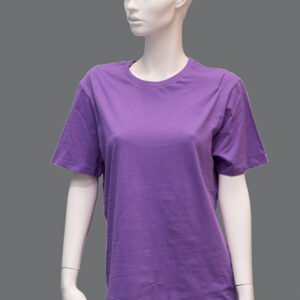 Maglietta Viola Donna L Cotone - 1 Pezzo