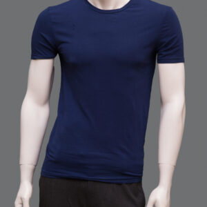 Maglietta Blu Slim Uomo M Cotone - 1 Pezzo