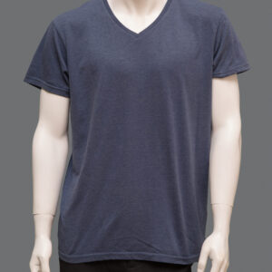 Maglietta Blu Scollo V Uomo XL Cotone - 2 Pezzi