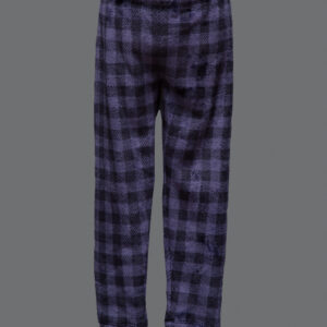 Pantaloni Viola Fantasia Quadri Bimbo 5-6 Anni - 1 Paio