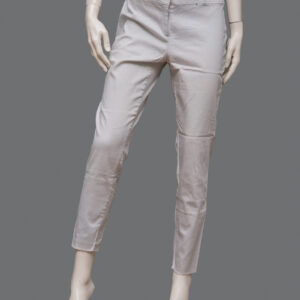 Pantaloni Grigi Donna 40IT Cotone - 1 Paio