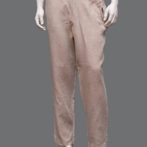 Pantaloni Beige Uomo 48IT Lino - 1 Paio