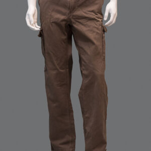Pantaloni Marroni Uomo L Cotone - 1 Paio