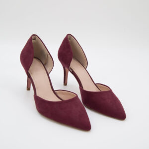 Scarpe con Tacco Bordeaux Donna 38IT - 1 Paio