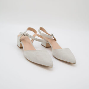 Scarpe con Tacco Grigie Donna 38IT - 1 Paio