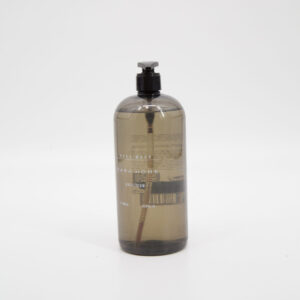 Porta Sapone Trasparente/Nera H24cm - 1 Pezzo