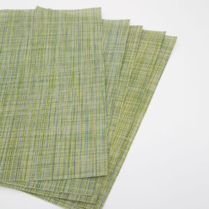 Tovaglia Verde Intrecciata - 5 Pezzi