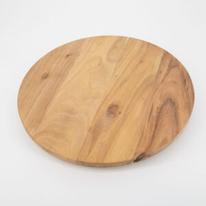 Tagliere Rotondo Girevole Legno - 1 Pezzo