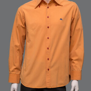 Camicia Arancione Uomo 40IT Cotone - 1 Pezzo
